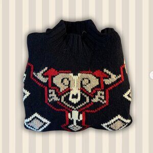 Vintage Tarazzin patterned knit sweater